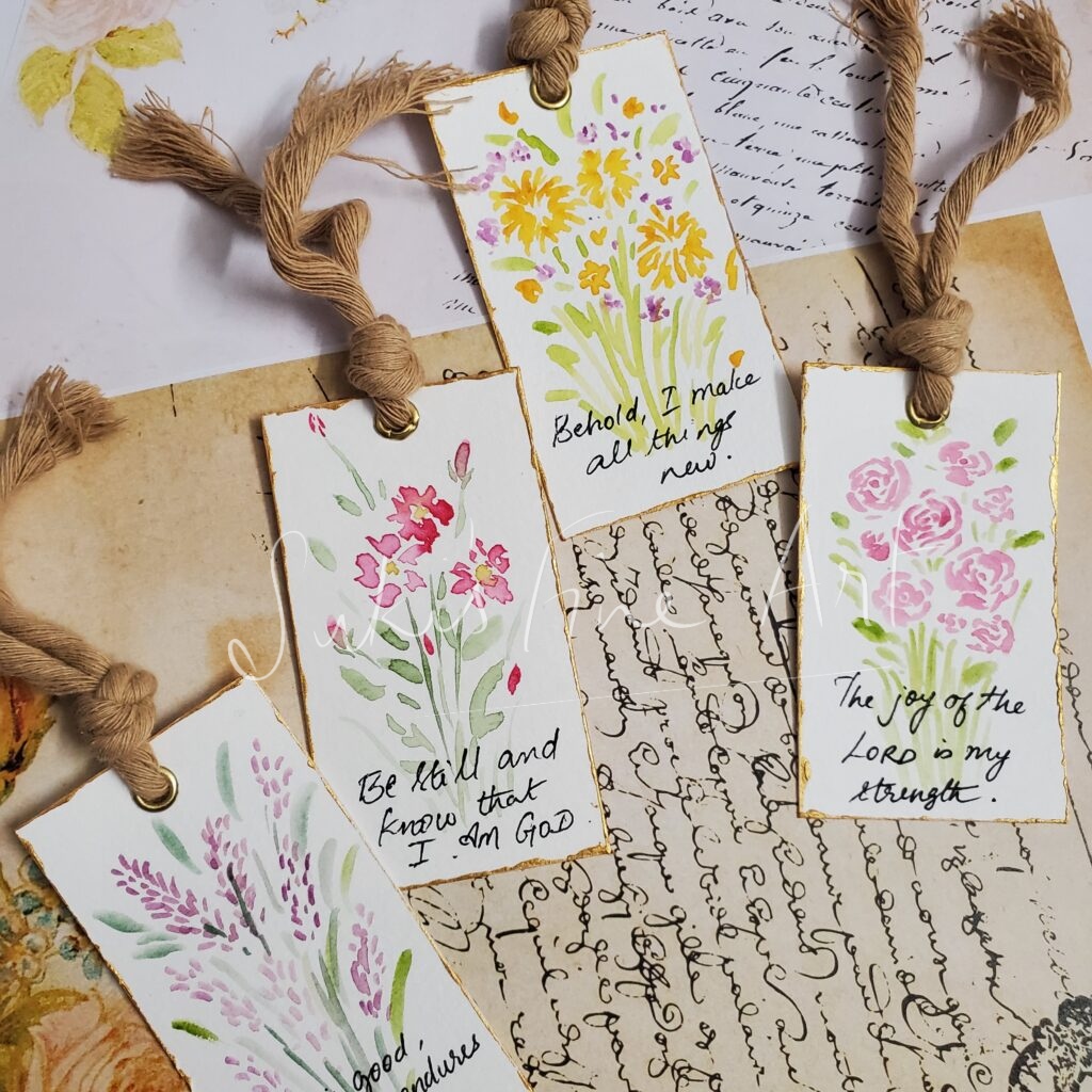 Assorted Floral Bookmarks