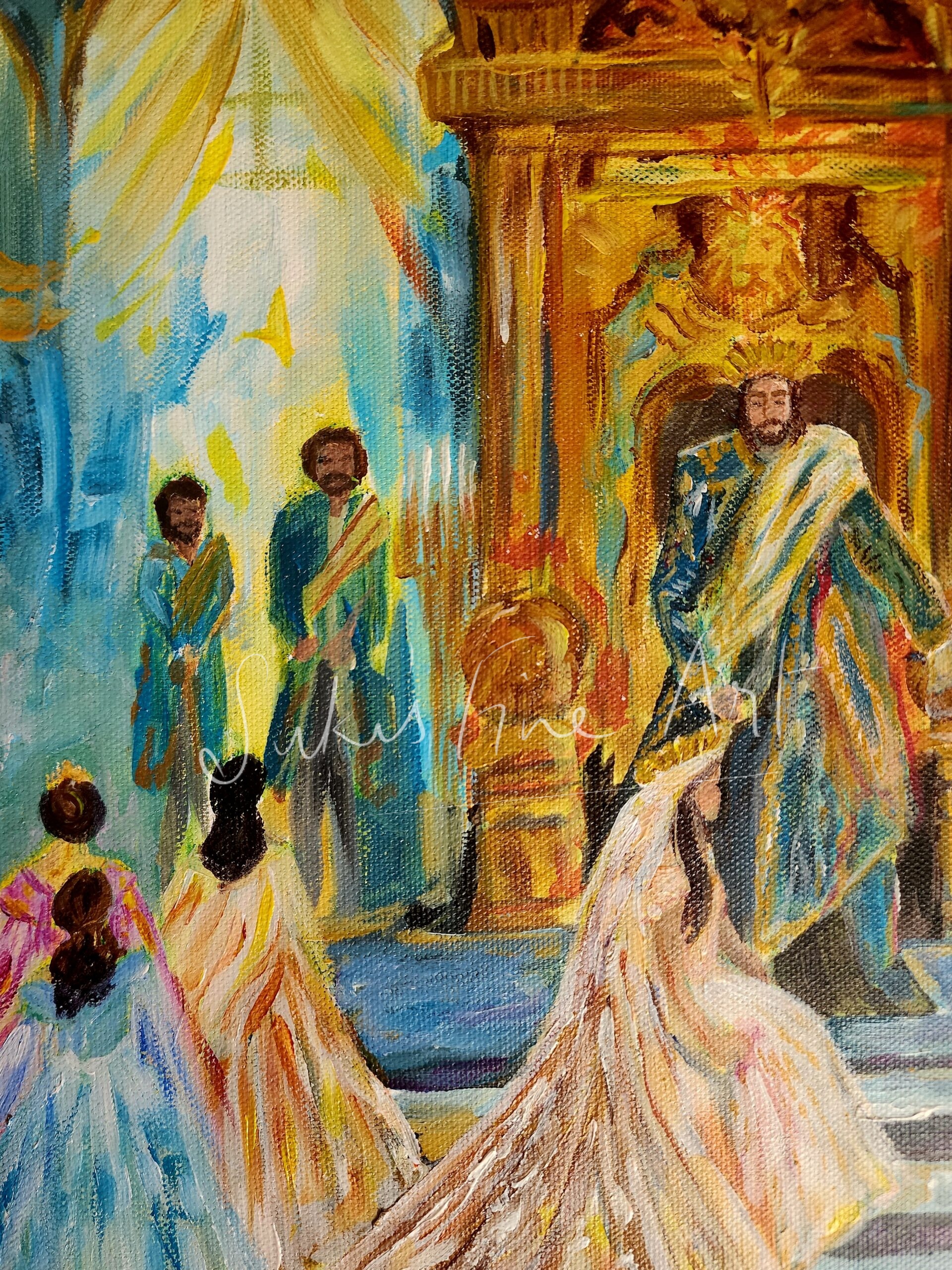The Wedding- Original Painting - Image 6