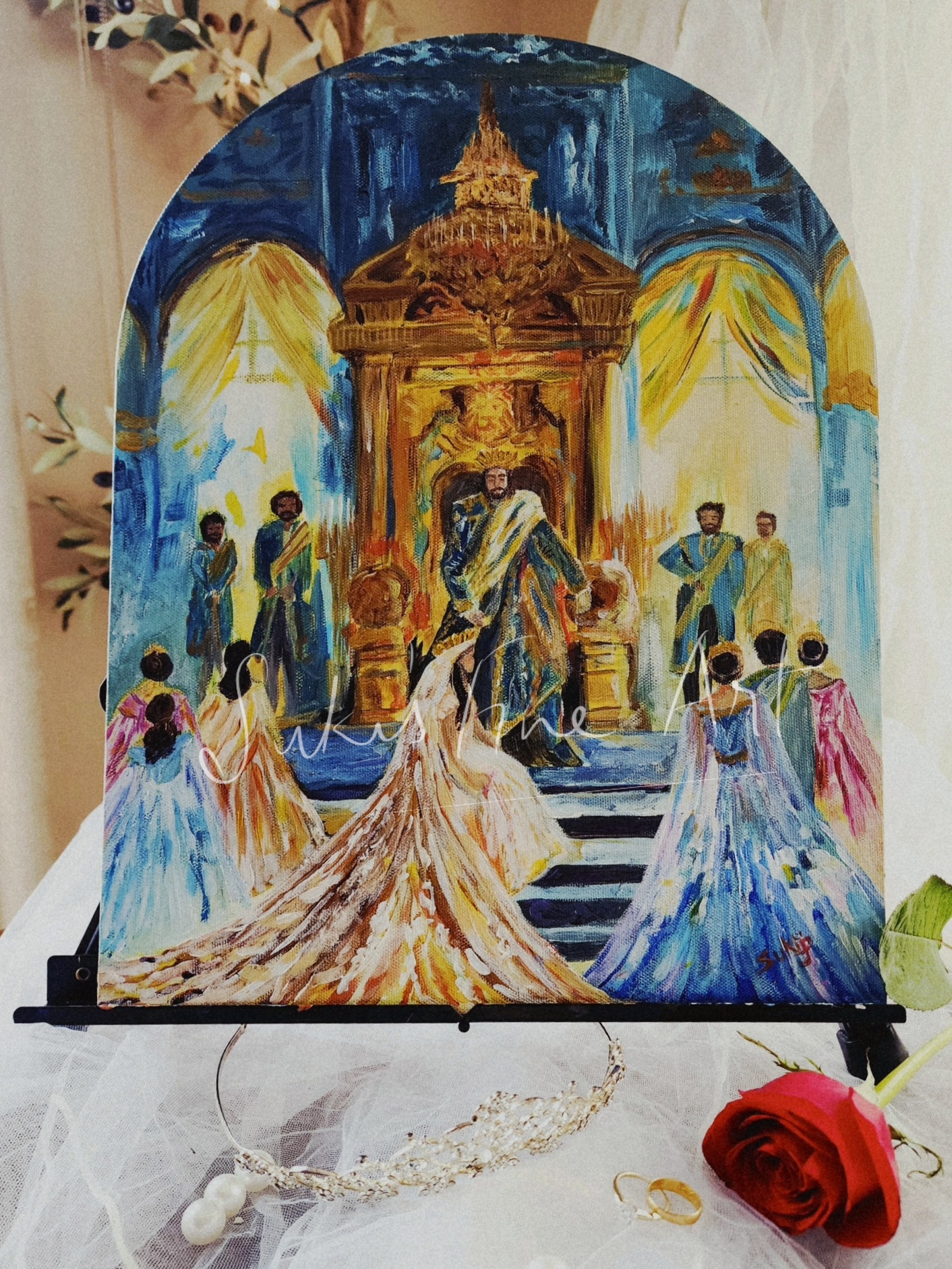 The Wedding- Original Painting - Image 3