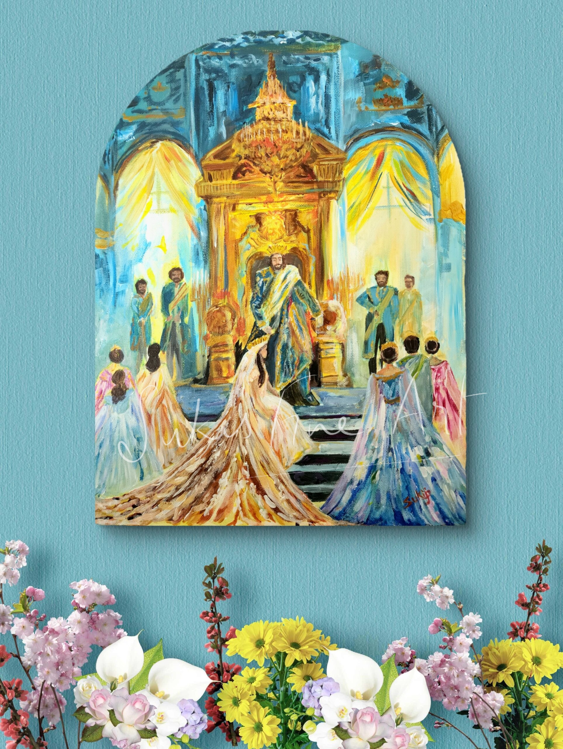 The Wedding- Original Painting - Image 2